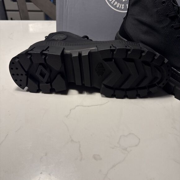 Palladium Revolt Hi TX Black Women’s US 10M Platform Boots - Picture 11 of 12